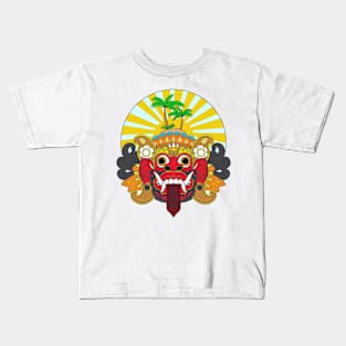 Barong Bali with Sun Kids T-Shirt